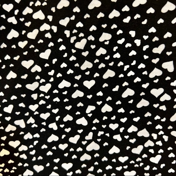 NWT-Style & co-HEART DITSY Print-Stretchy PALAZZO/ Wide Leg -Pants-Sz S - Picture 3 of 7